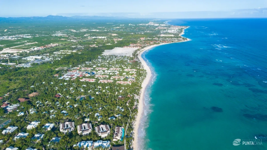 Punta Cana, drone view