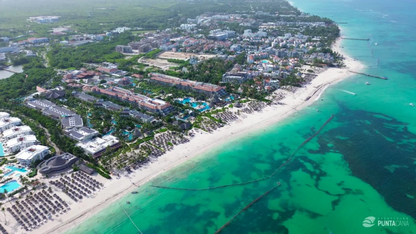 Punta Cana, drone view