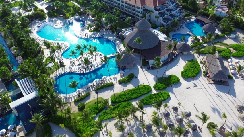 Punta Cana, drone view